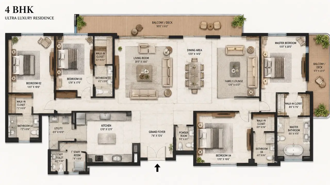 M3M-Brabus-4-BHK-Floor-Plan